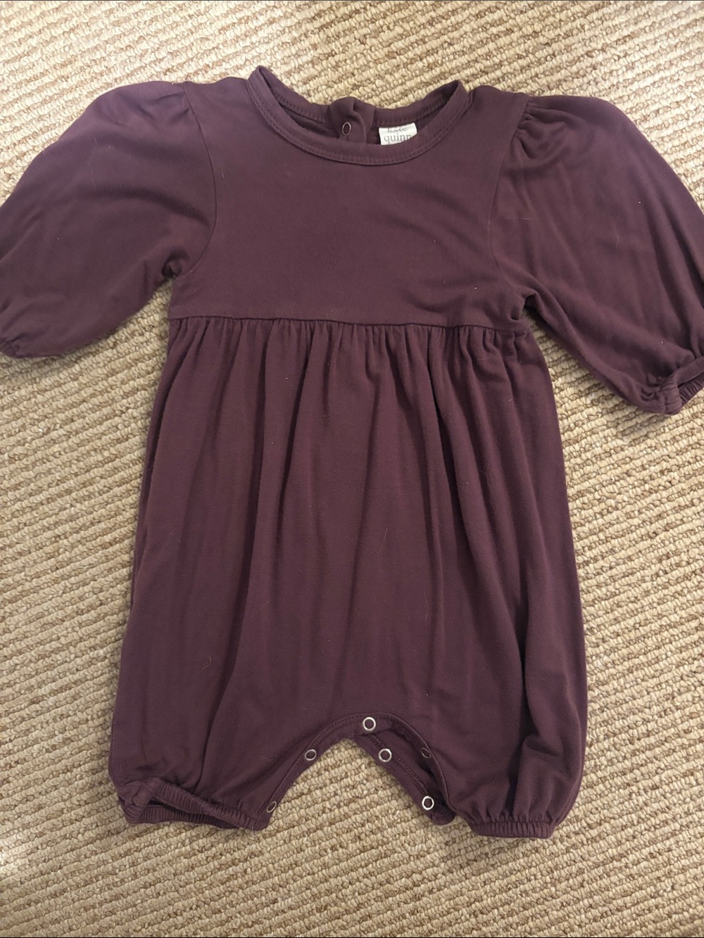 Kate Quinn Purple Bamboo Romper